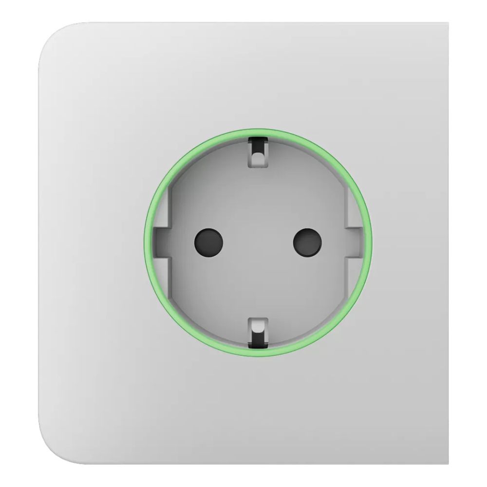Фронтальна панель Ajax SideCover (smart) type F 55 ASP white/біла для розумної розетки Outlet (type F) купити в Україні