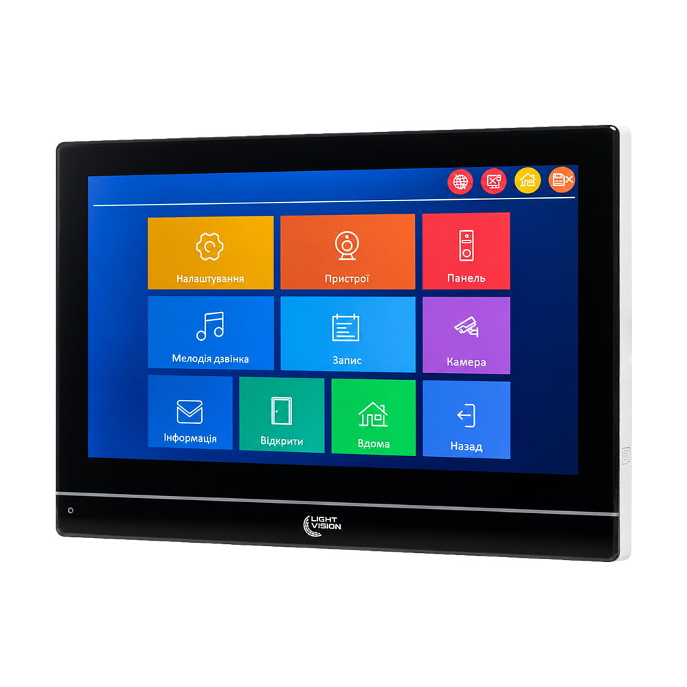 Відеодомофон 7" WiFi Tuya Light Vision MADRID FHD Black купити в Україні