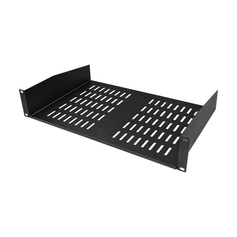 Консольна полиця Trinix TRX-300D/CSH/1U Black для комутаційної шафи 19" глибиною 300 мм купити в Україні