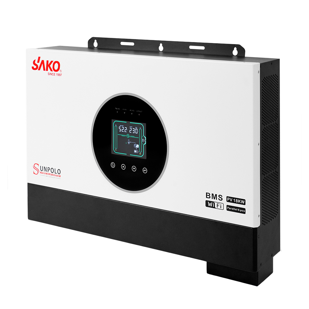 Гибридный инвертор 14kW Sako SUNPOLO 14KVA/14000W/48V+210A MPPT купить в Украине