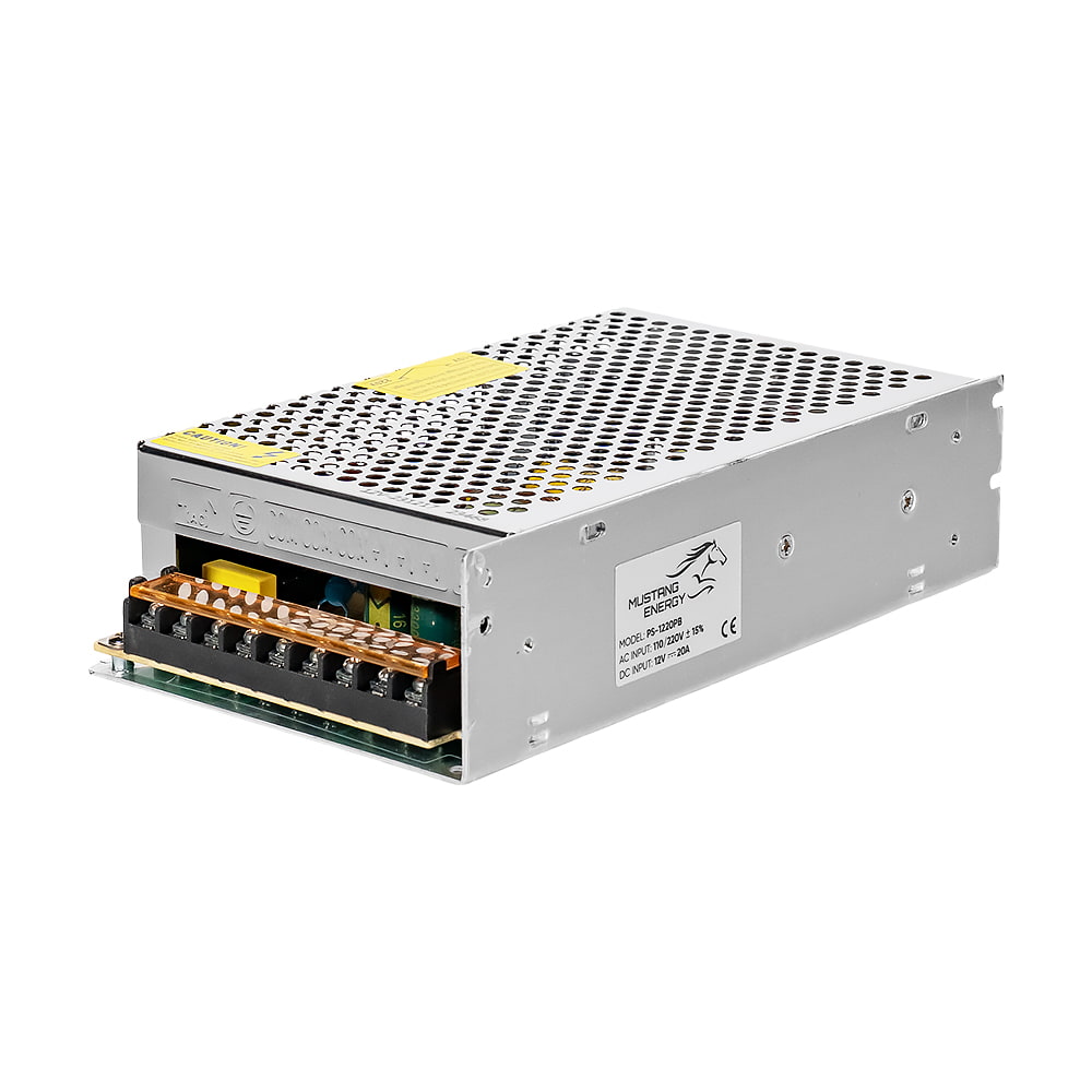 Блок живлення Mustang Energy PS-1220PB 12V/20A купити в Україні