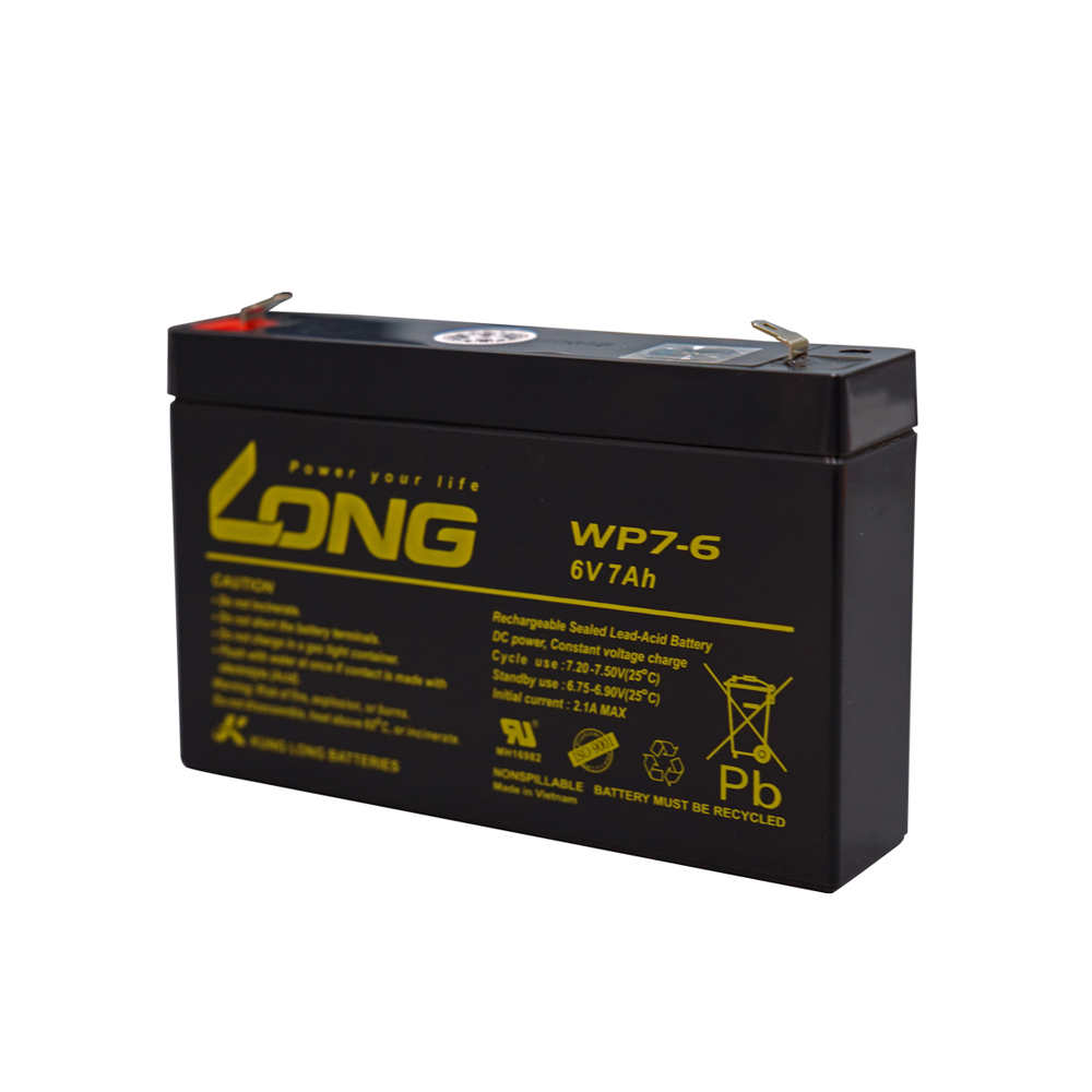 Аккумуляторная батарея 7 Ач 6 В WPS7-6 KUNG LONG купить в Украине