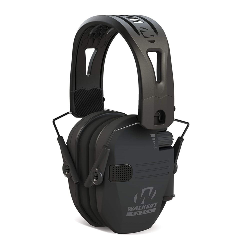 Активні навушники для стрільби Walker's Razor Slim Tacti-Grip Black купити в Україні
