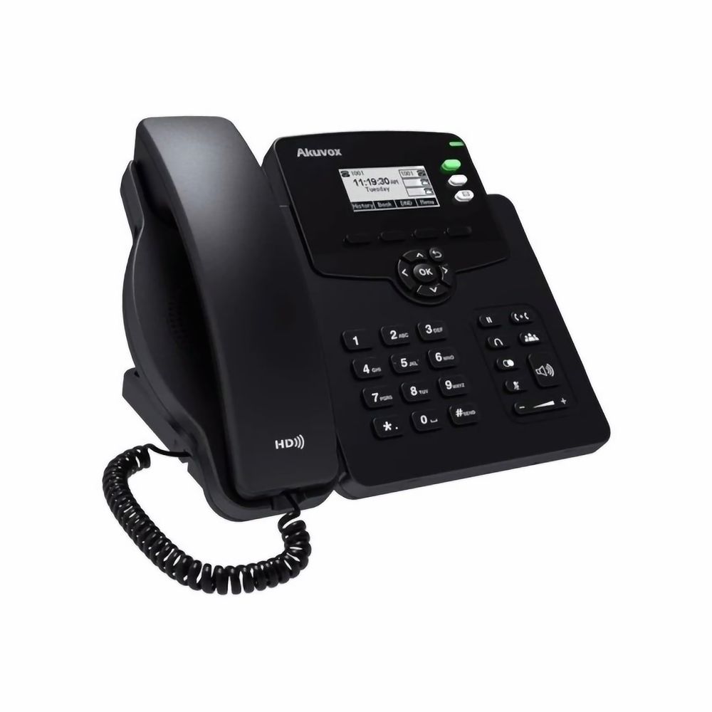 SIP-телефон Akuvox SP-R55G на 3 SIP аккаунта купить в Украине