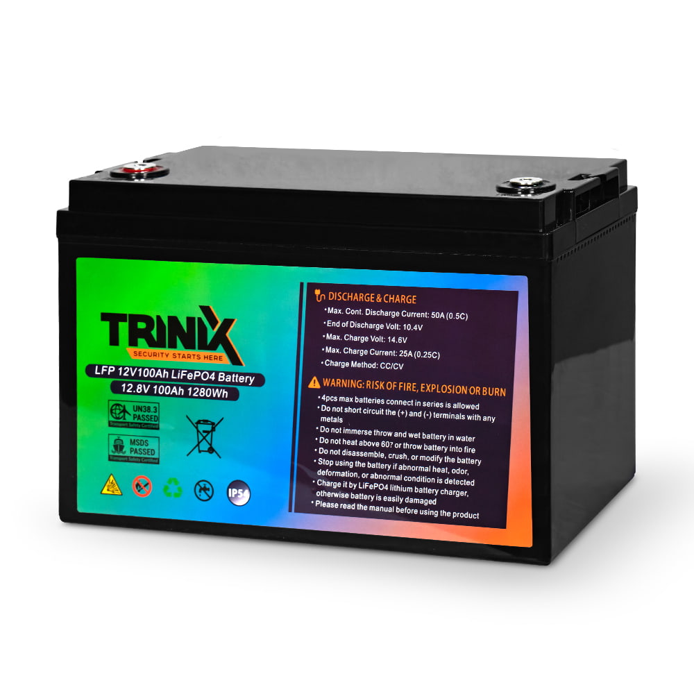 Аккумуляторная батарея литий-железо-фосфатная 12.8В 100А*ч Trinix LFP 12V100Ah LiFePO4 купить в Украине