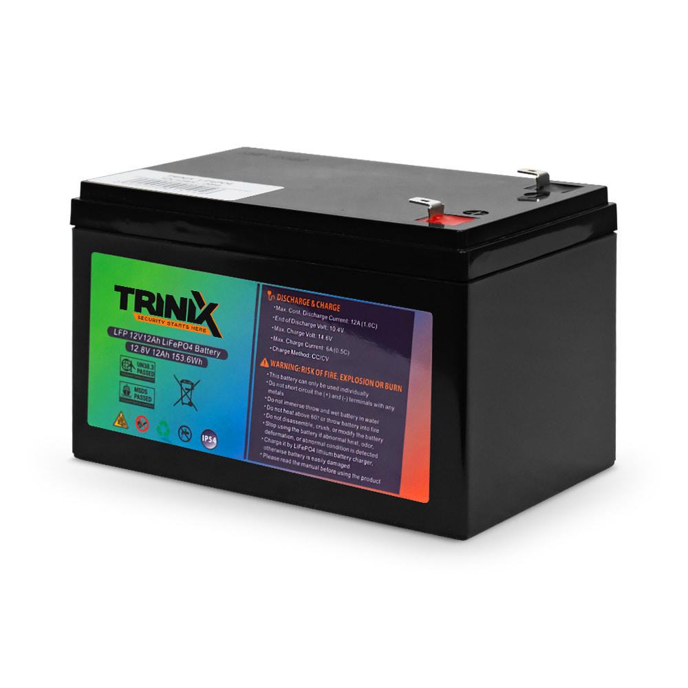 Аккумуляторная батарея литий-железо-фосфатная 12.8В 12А*ч Trinix LFP 12V12Ah LiFePO4 купить в Украине