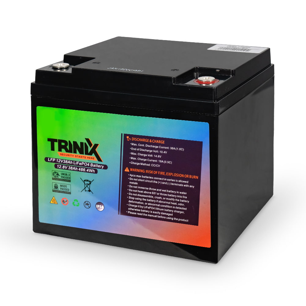 Аккумуляторная батарея литий-железо-фосфатная 12.8В 38А*ч Trinix 12V38Ah LiFePO4 купить в Украине