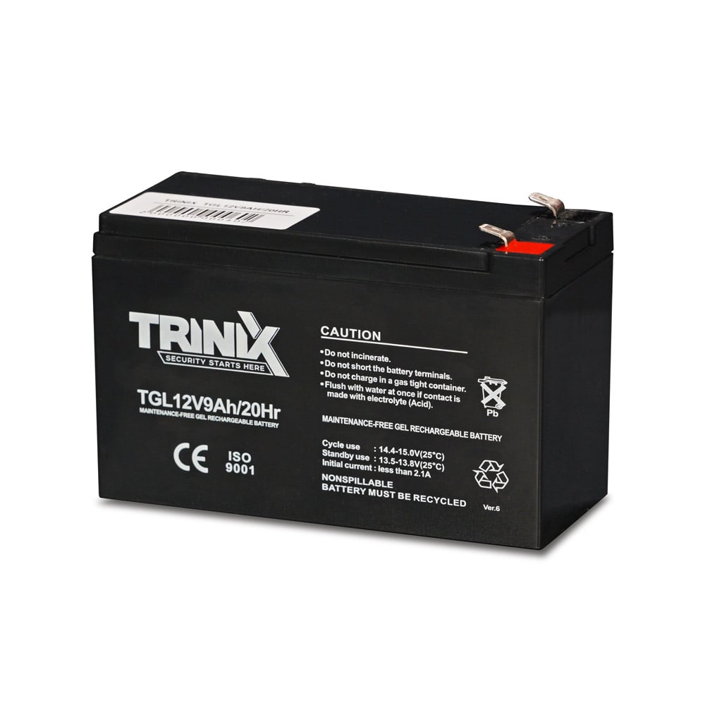 Акумуляторна батарея гелева 12В 9Аг Trinix TGL12V9Ah/20Hr GEL купити в Україні