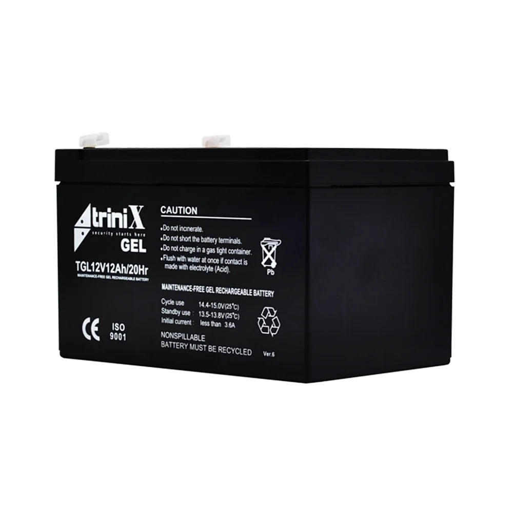 Аккумуляторная батарея гелевая 12В 12Ач Trinix TGL12V12Ah/20Hr GEL купить в Украине