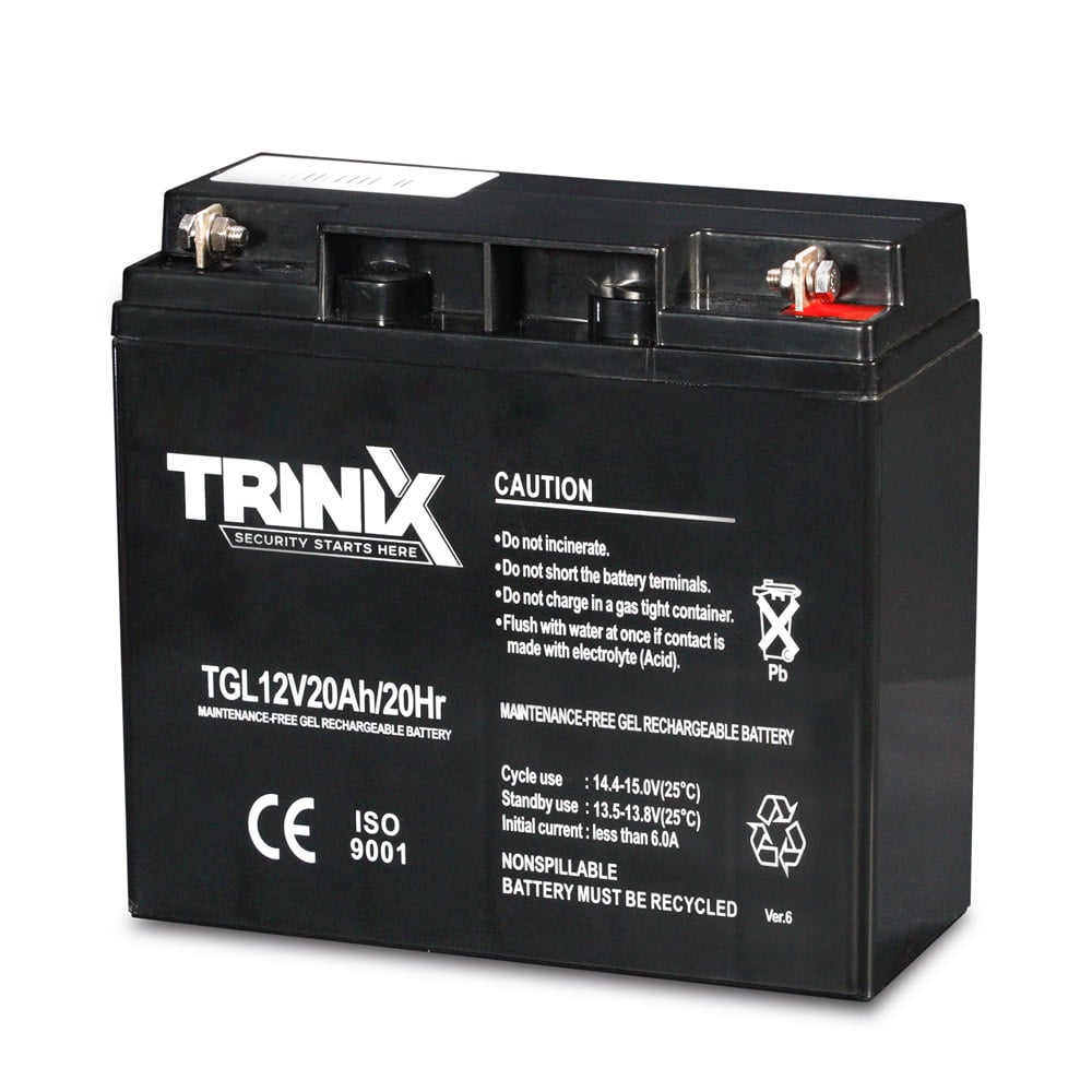 Акумуляторна батарея гелева 12В 20Аг Trinix TGL12V20Ah/20Hr GEL купити в Україні