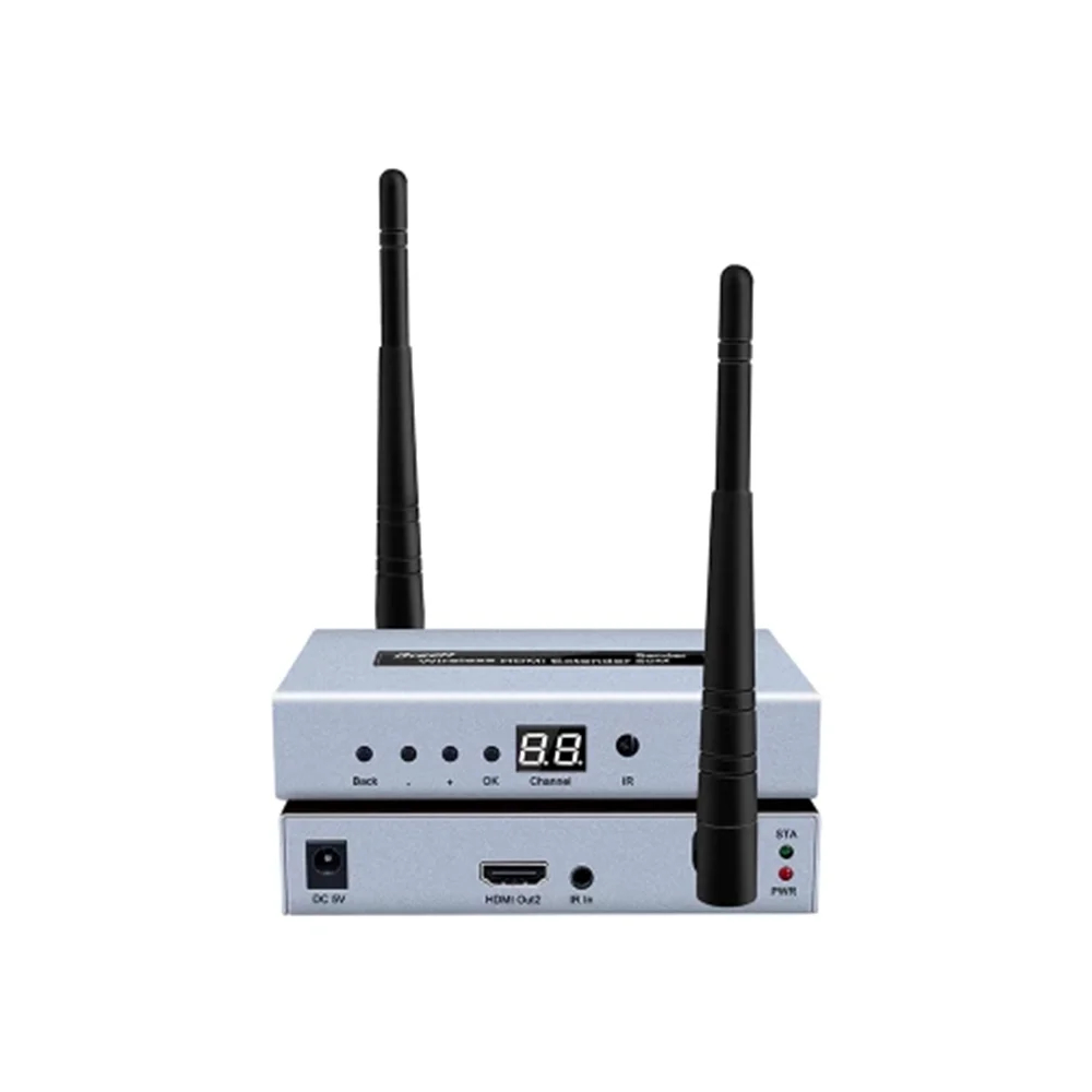 Беспроводной WiFi удлинитель видеосигнала HDMI 50m Dtech DT-7060 купить в Украине