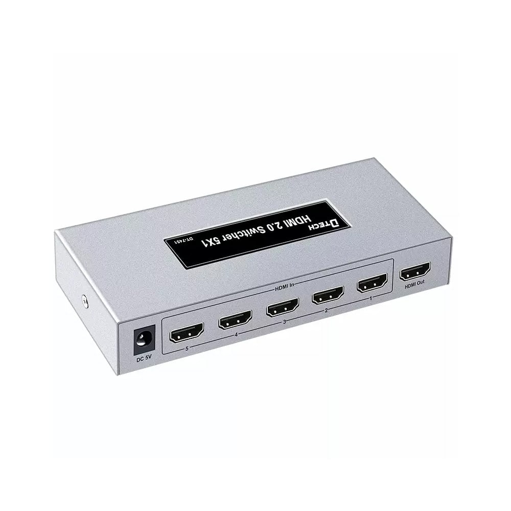 Комутатор 4K HDMI 5x1 Dtech DT-7451 купити в Україні
