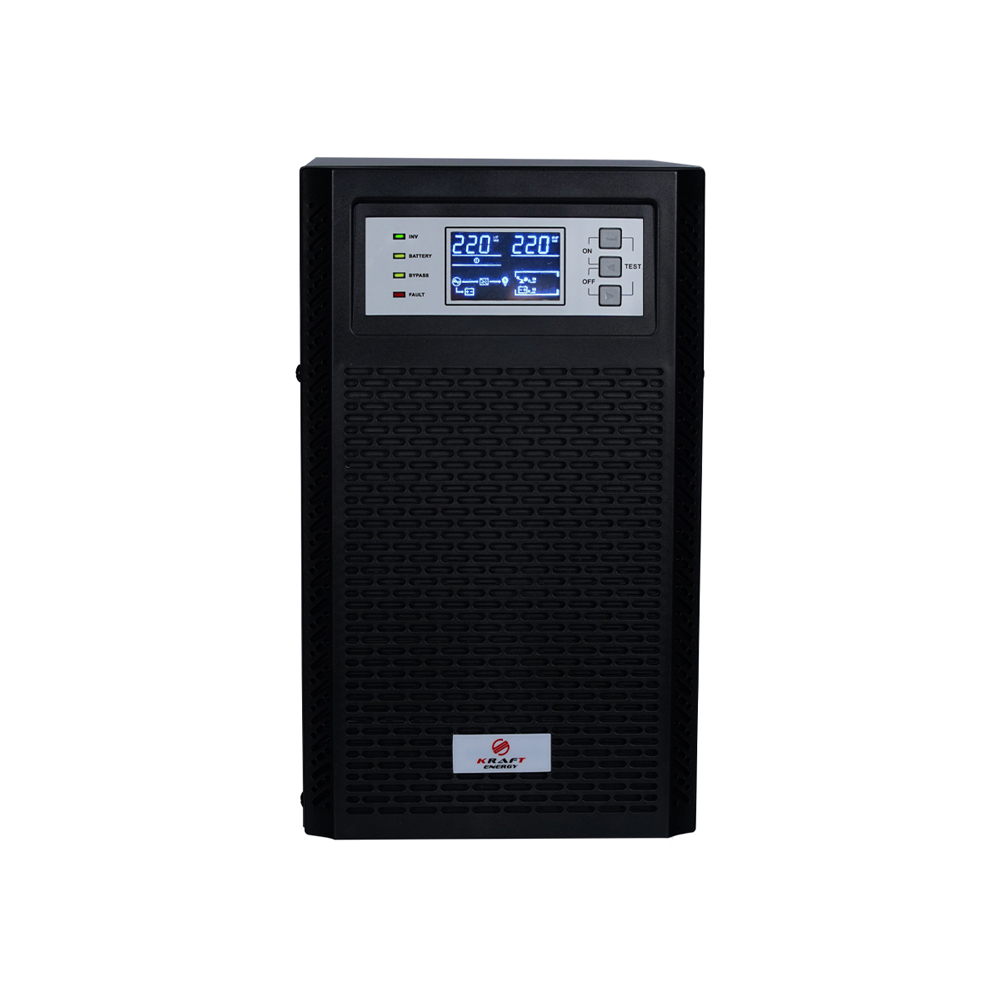 Джерело безперебійного живлення KRF-T1000VA/1KW(LCD) Pro Online UPS Kraft купити в Україні