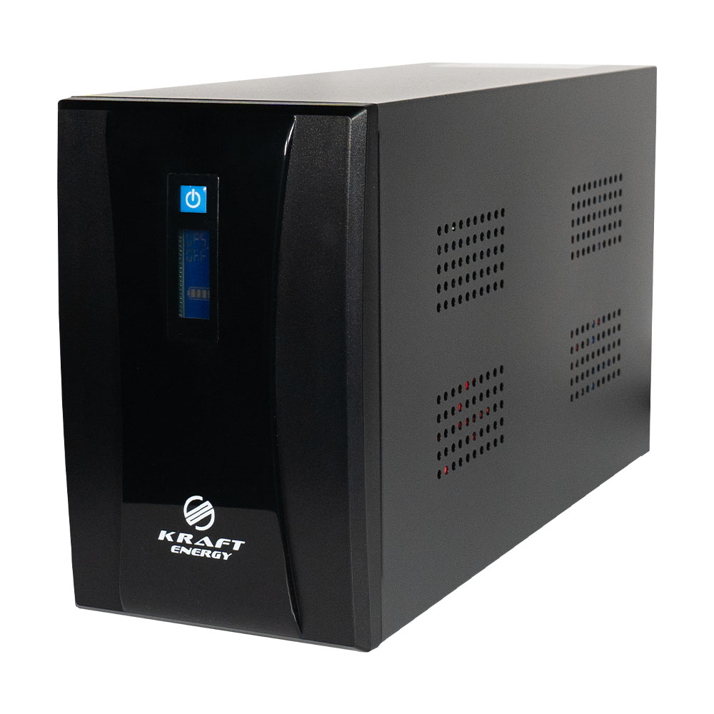 Джерело безперебійного живлення KRF-2000VA/1200W(LCD) UPS Kraft купити в Україні