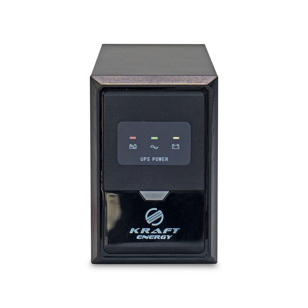 Джерело безперебійного живлення Kraft KRF-B500VA/300W(LED)12V UPS під зовнішній акумулятор купити в Україні