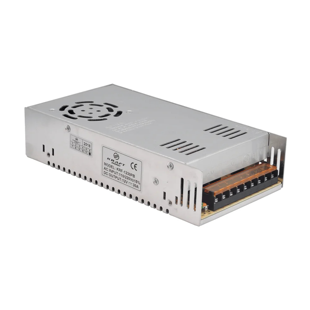 Блок живлення KRF-1230PB Kraft 12V/30A купити в Україні