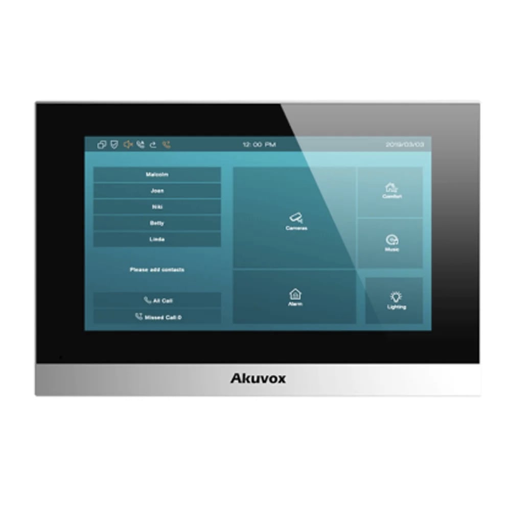 Видеодомофон 7” Akuvox C315S Silver SIP Android купить в Украине