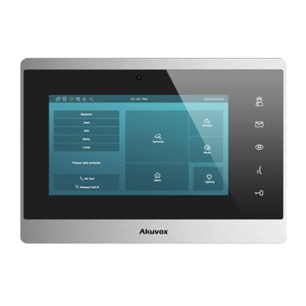 Відеодомофон 7” WiFi Akuvox IT82W SIP Android з Bluetooth купити в Україні