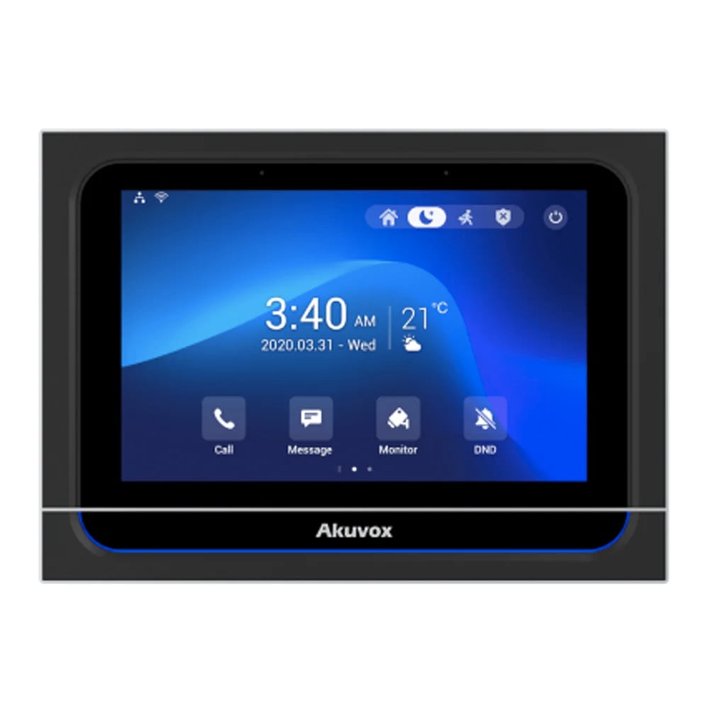 Видеодомофон 7” WiFi Akuvox X933W SIP Black Android з Bluetooth купить в Украине