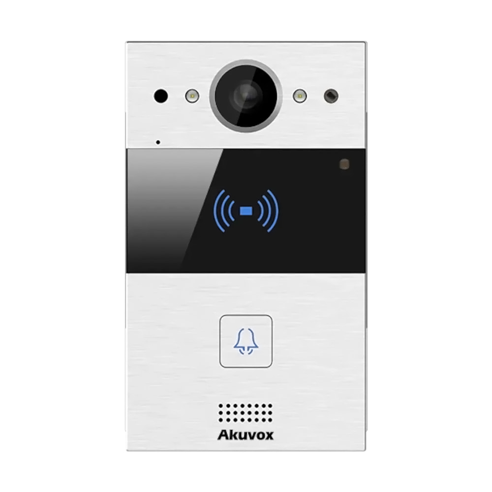 IP-видеопанель 2Mp Akuvox R20A SIP со считывателем EM-Marine / Mifare / NFC купить в Украине