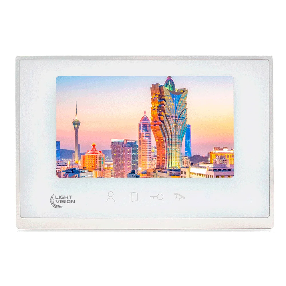 Видеодомофон 7” WiFi Light Vision MACAO FHD White купить в Украине