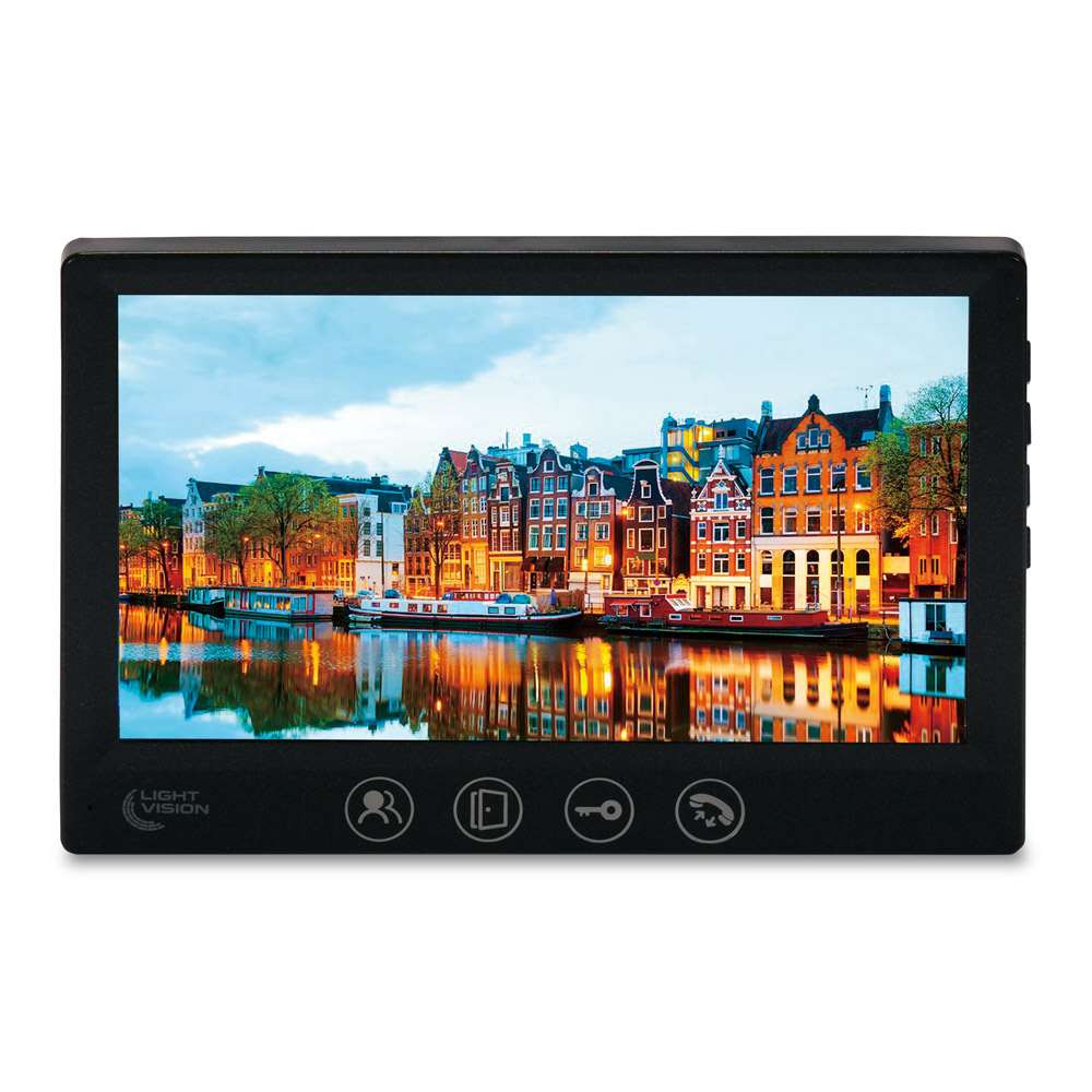 Видеодомофон 7" Light Vision AMSTERDAM FHD Black купить в Украине