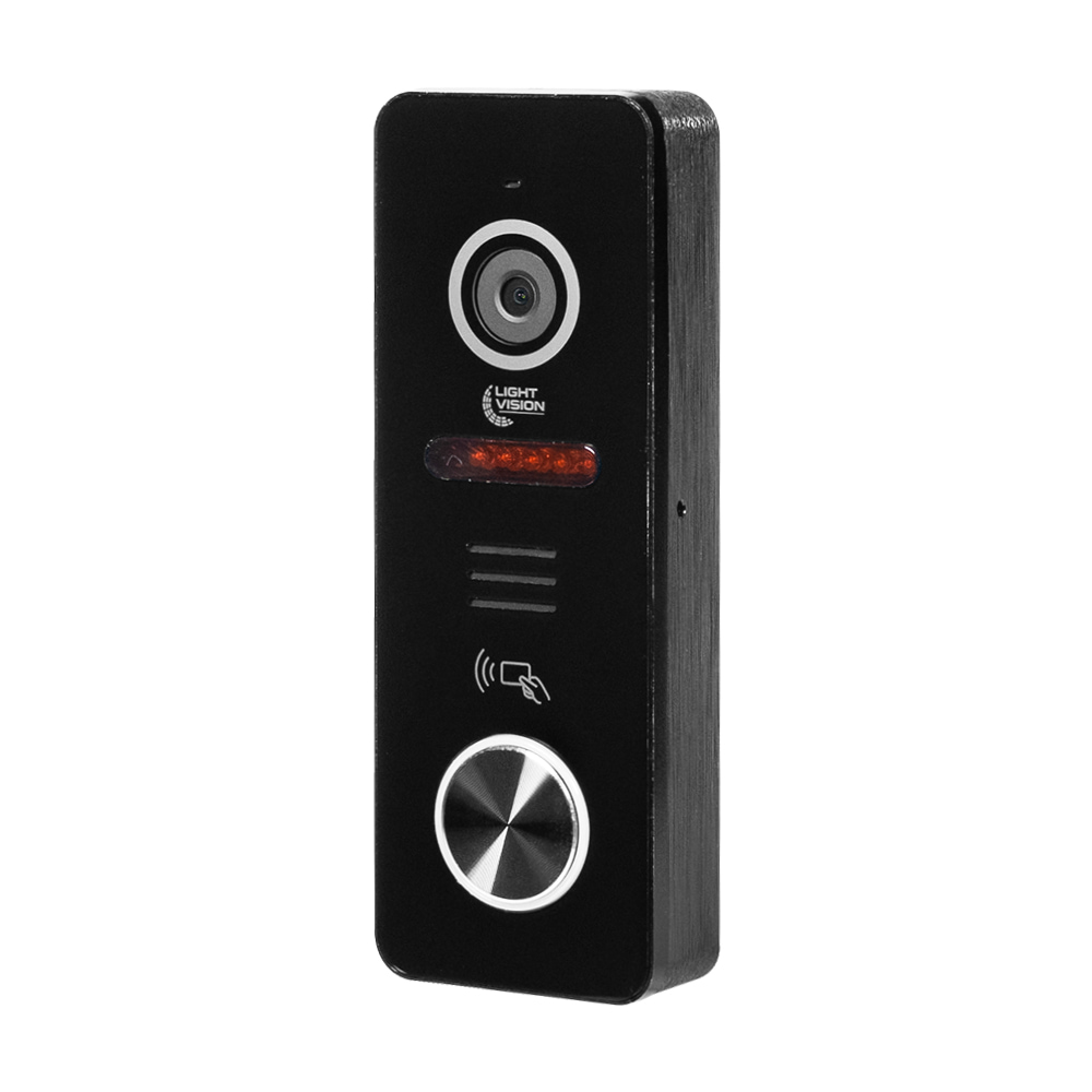 Видеопанель Light Vision RIO FHD(RF) Black со считывателем Mifare