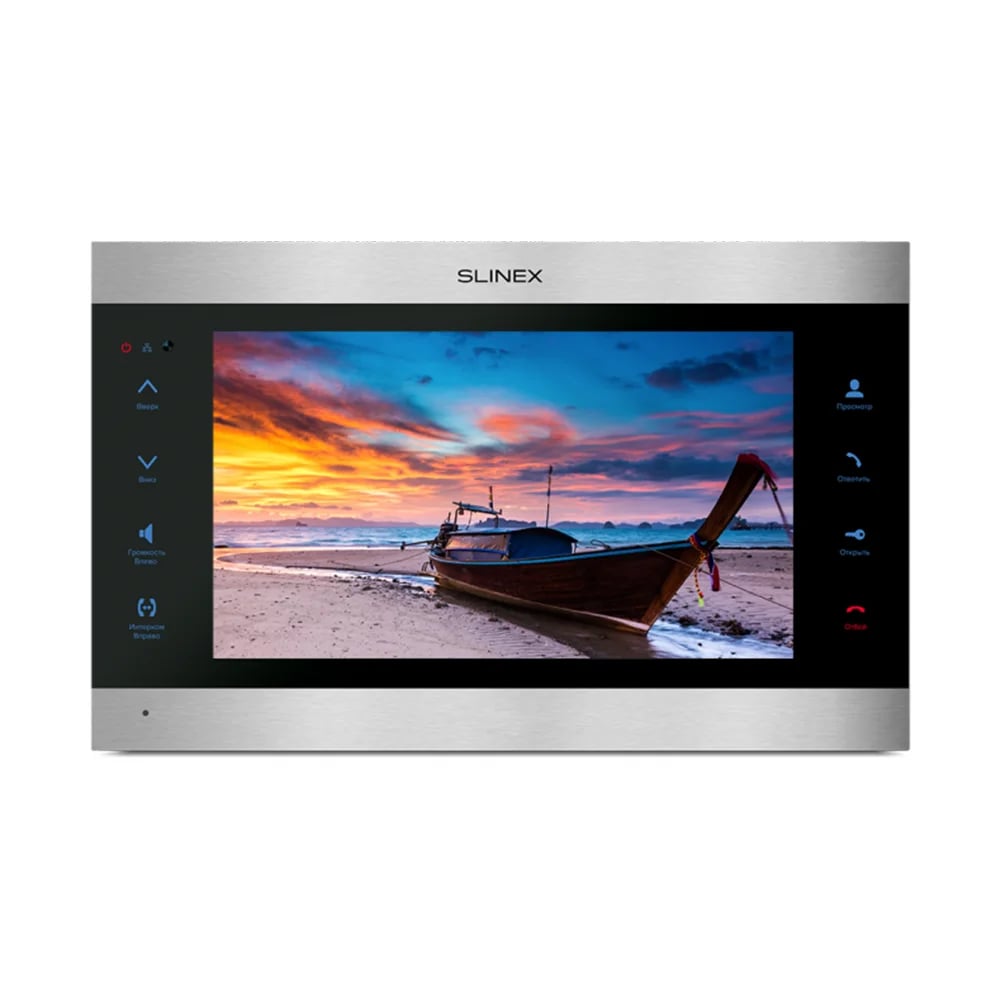 Відеодомофон SL-10IPTHD SILVER+BLACK Slinex