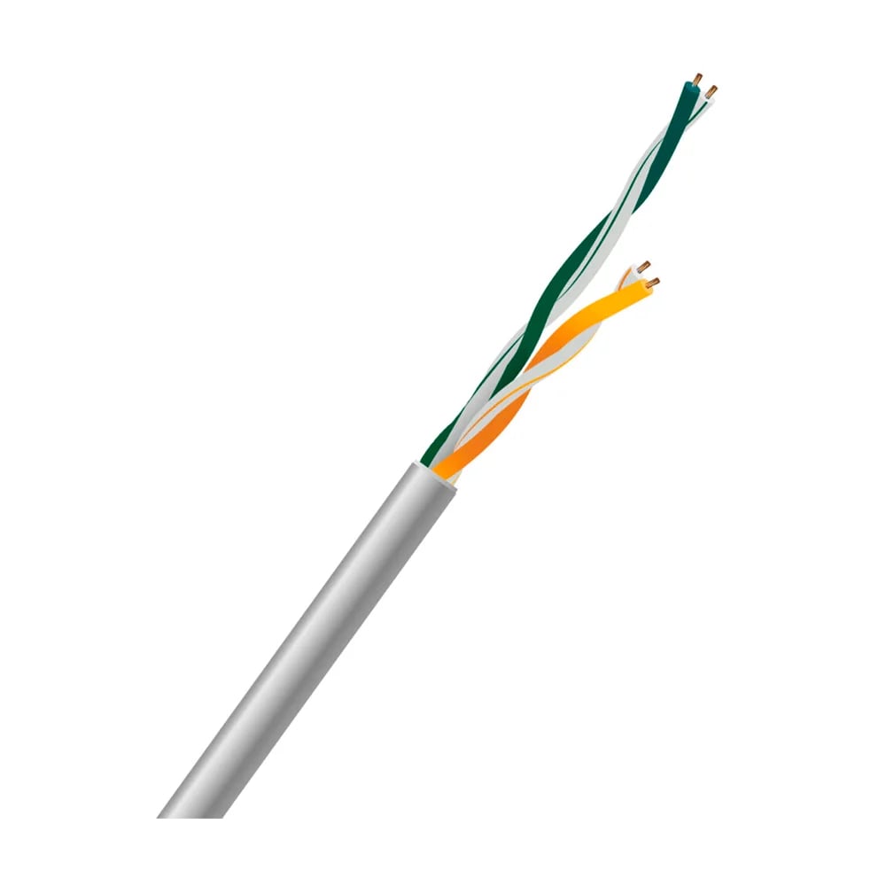 Кабель вита пара UTP CAT5E CU 0.5 2PR PVC Indoor Kraft 500m купити в Україні