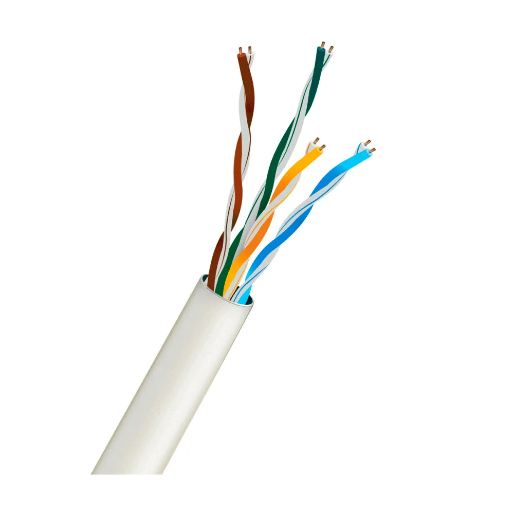 Кабель витая пара UTP CAT5E CU 0.5 PVC Indoor Kraft White 305m купить в Украине