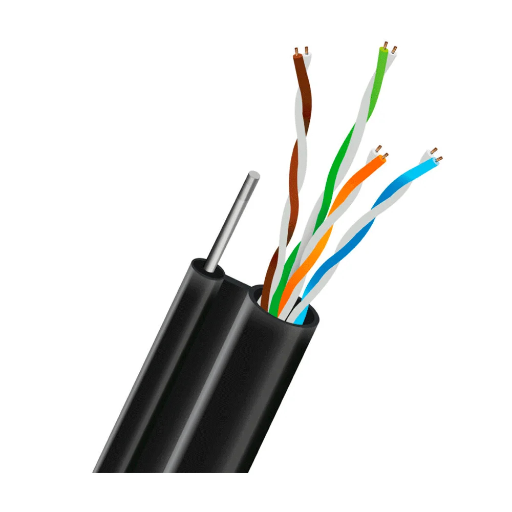 Кабель витая пара UTP CAT5E CU 0.51mm LDPE Outdoor + проволока Trinix 305m купить в Украине