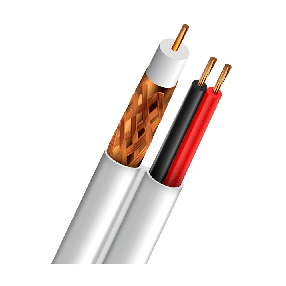 Кабель коаксиальный RG-59+2*0.44 CU 0.8mm Indoor Trinix 305m купить в Украине