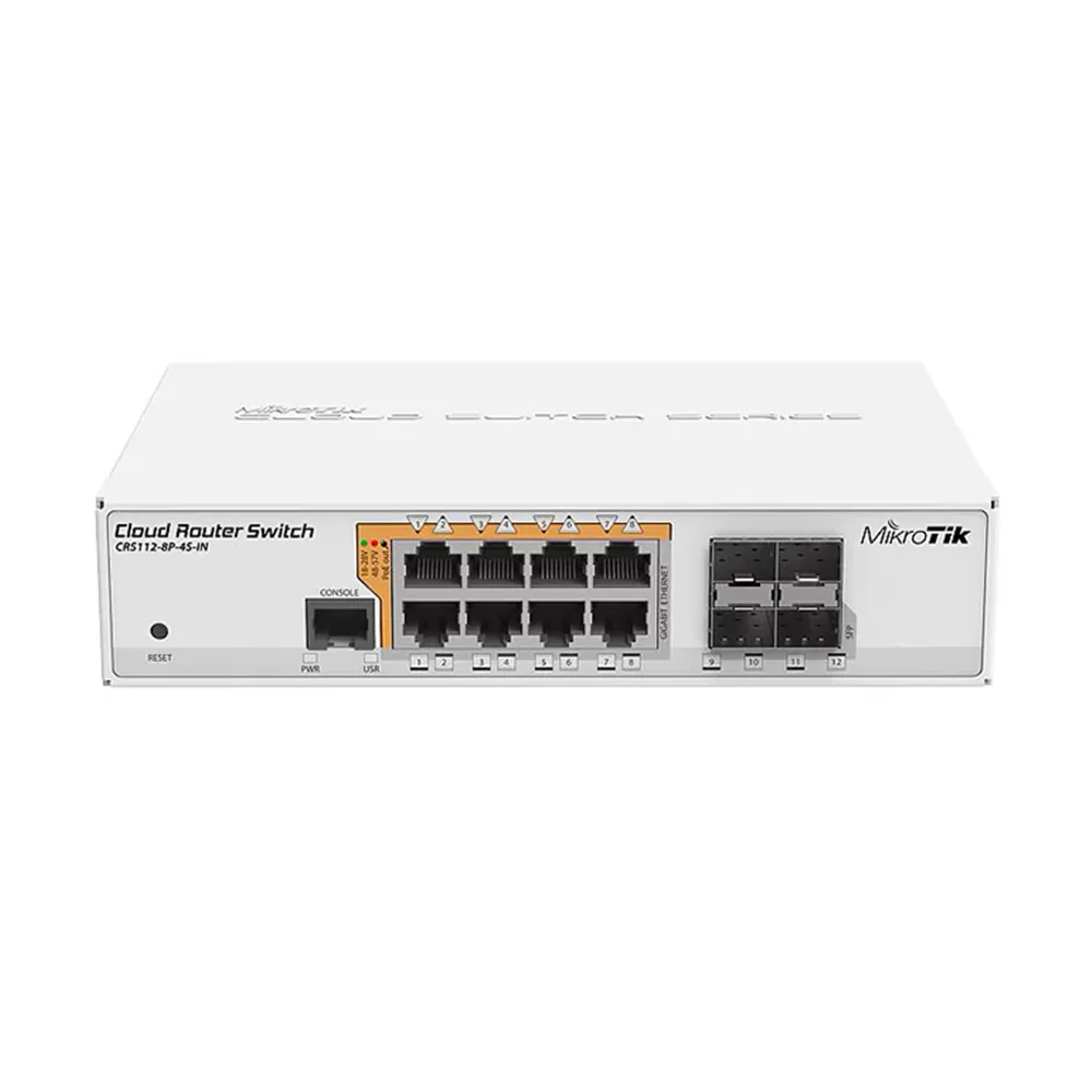 Комутатор CRS112-8P-4S-IN MikroTik купити в Україні