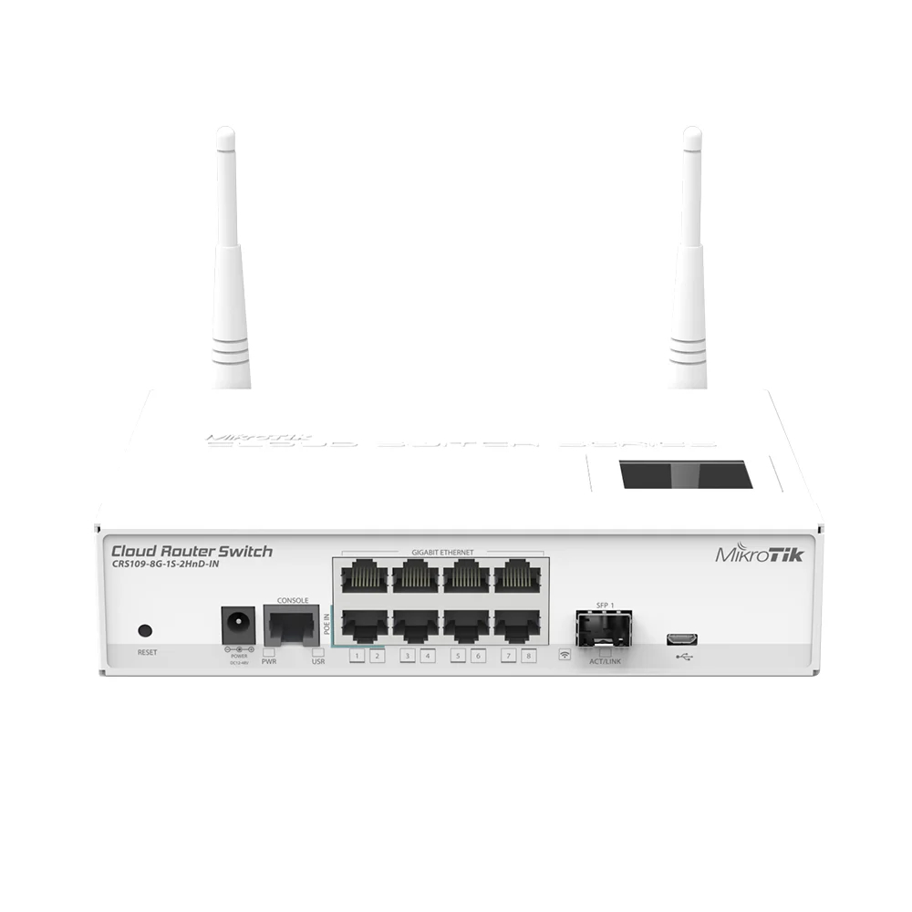 Комутатор CRS109-8G-1S-2HnD-IN MikroTik купити в Україні