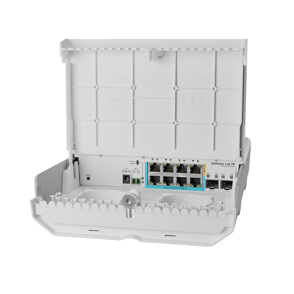 Комутатор CSS610-1Gi-7R-2S+OUT MikroTik купити в Україні