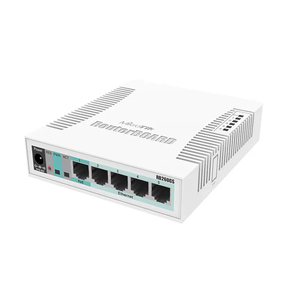 Комутатор CSS106-5G-1S (RB260GS) MikroTik купити в Україні