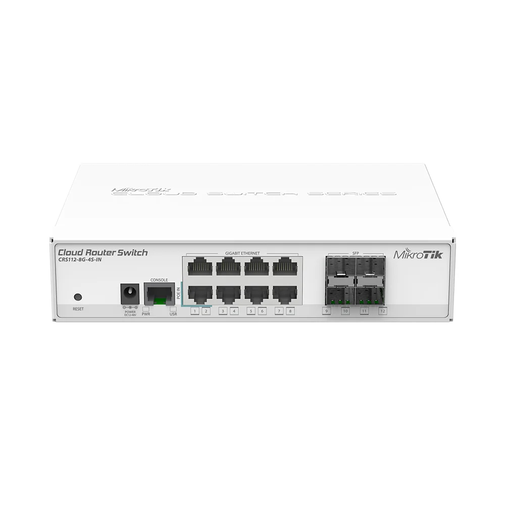 Комутатор CRS112-8G-4S-IN MikroTik купити в Україні