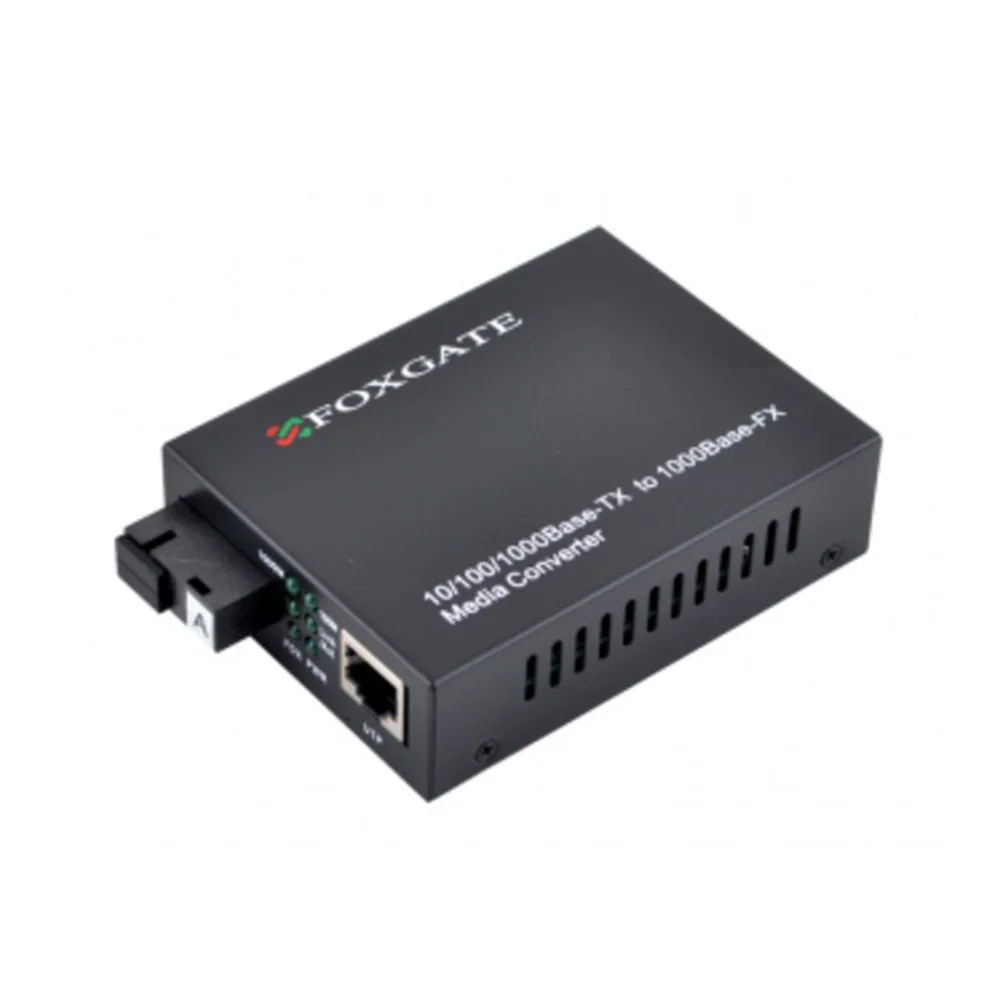 Медіаконвертер EC-Q-1G-1SM-1310nm-20 FoxGate купити в Україні