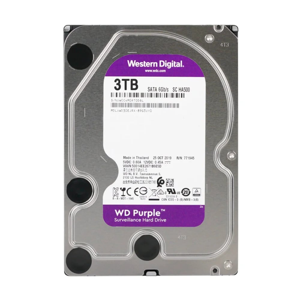 Жорсткий диск 3.5" 3TB 64MB Western Digital Purple WD30EJRX купити в Україні