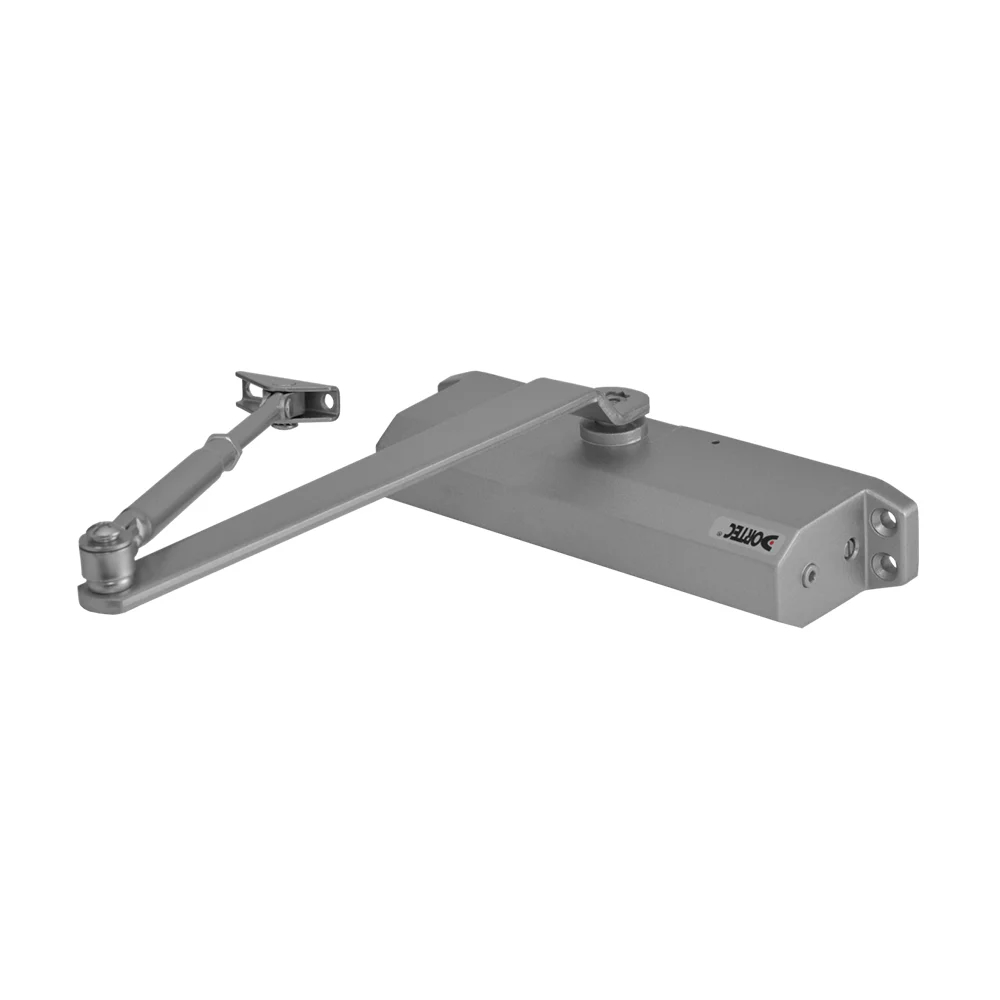 Дверний доводчик Dortec DT-536H Silver з фіксацією дверей у відчиненому положенні купити в Україні