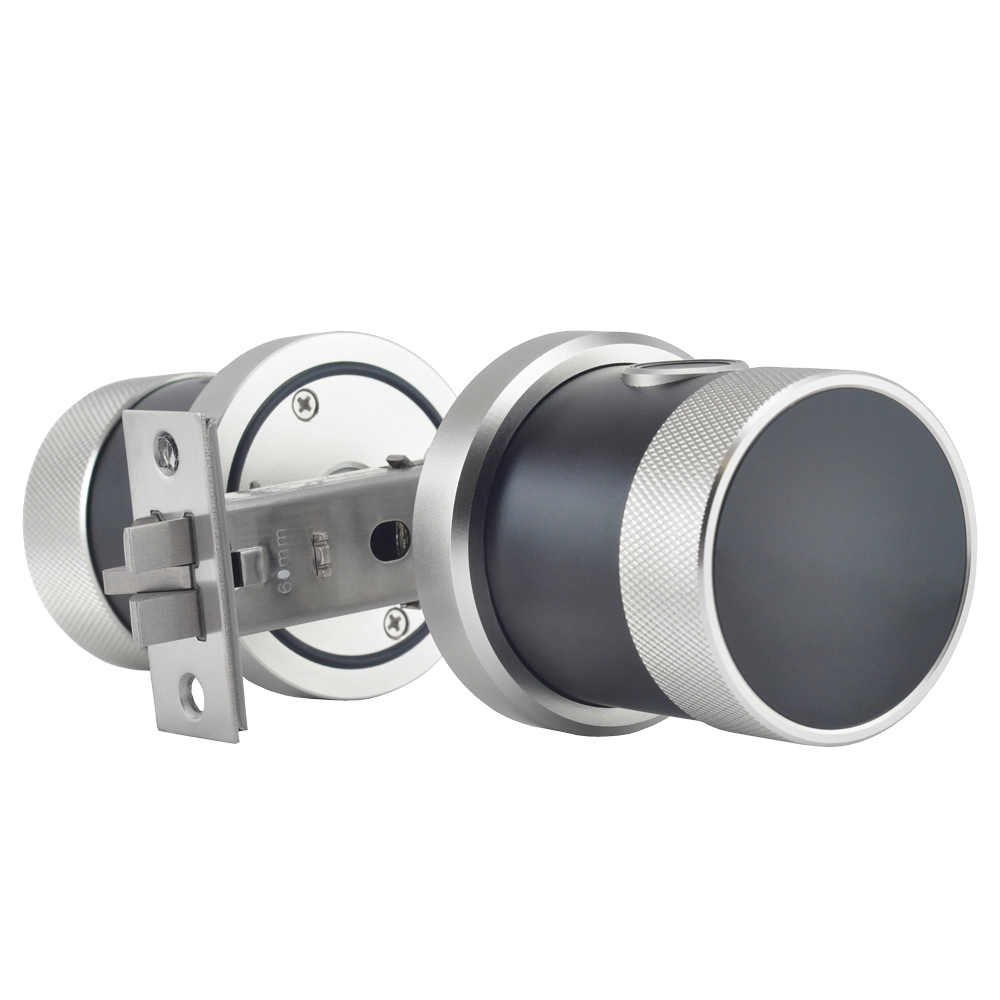 Замок биометрический автономный Trinix TRL-5106BTF Silver с Bluetooth, считывателем отпечатков пальцев и карт Mifare купить в Украине