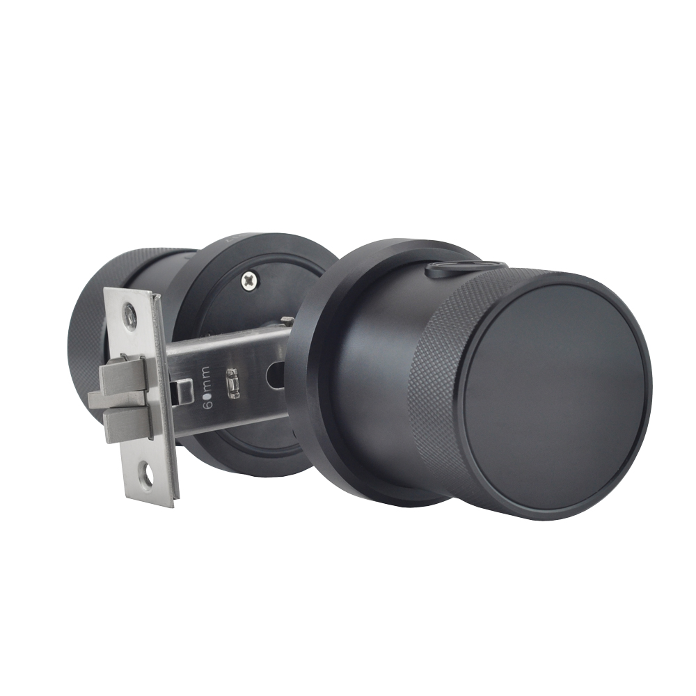 Замок біометричний автономний Trinix TRL-5106BTF Black з Bluetooth, зчитувачем відбитків пальців і карт Mifare купити в Україні