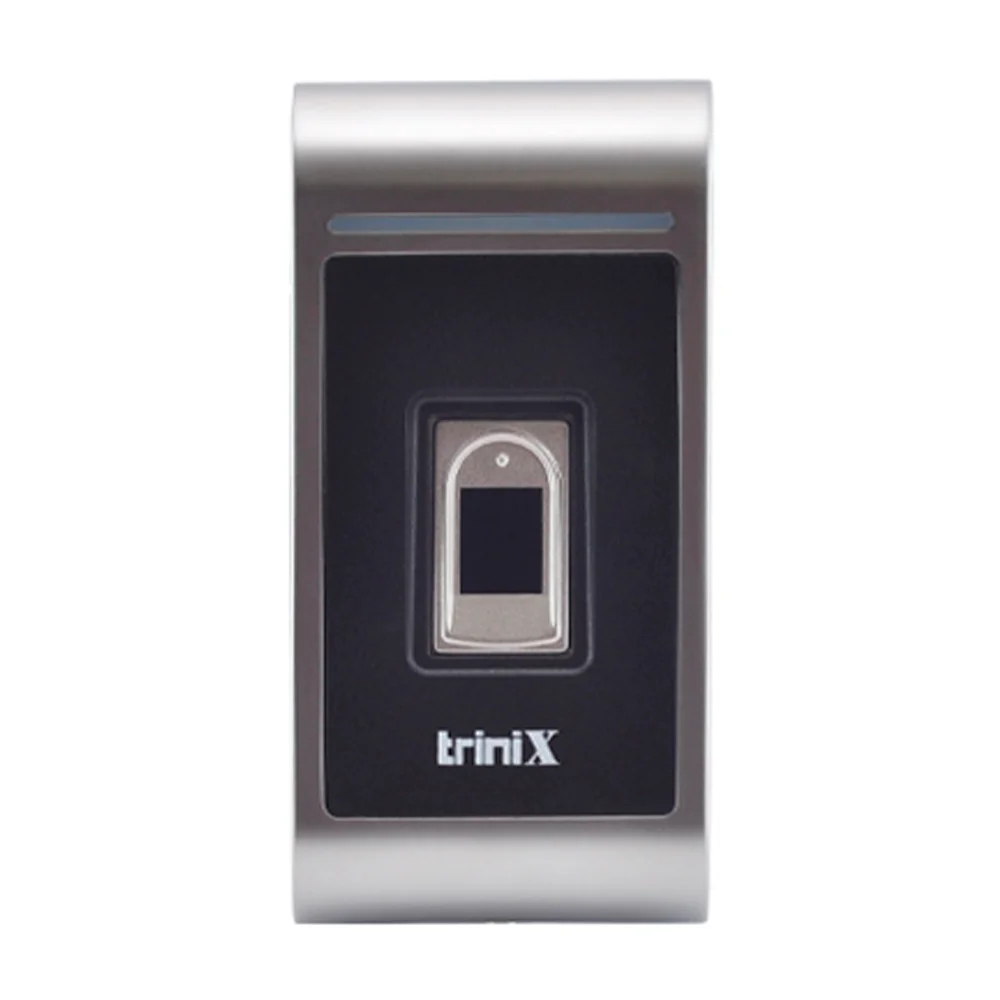 Биометрический антивандальный терминал Trinix TRR-1102MFI(WF) со считывателем отпечатков пальцев и карт Mifare купить в Украине