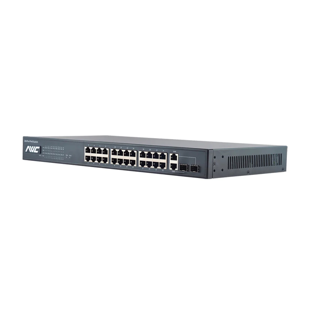 PoE-коммутатор 26-портовый NVC-2624GSR купить в Украине