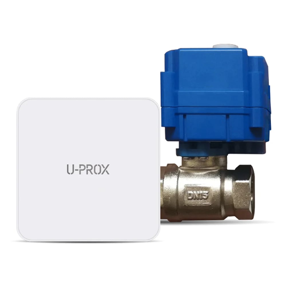 Комплект «антипотоп» ITV U-Prox Valve DN15 з електроклапаном перекриття води 1/2" та пристроєм керування клапаном купити в Україні
