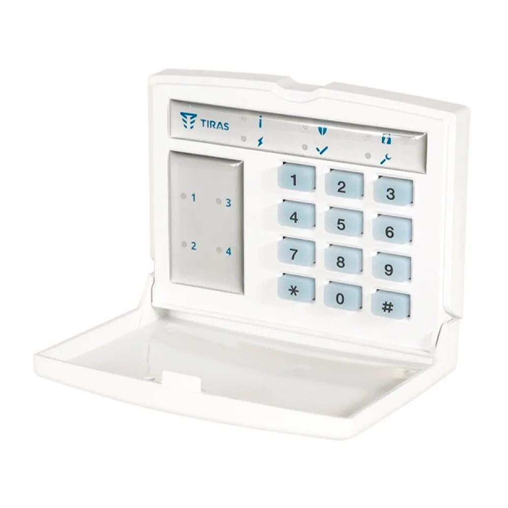 Клавиатура Tiras K-LED4 на 4 индикатора зон. (21-00022): купить по