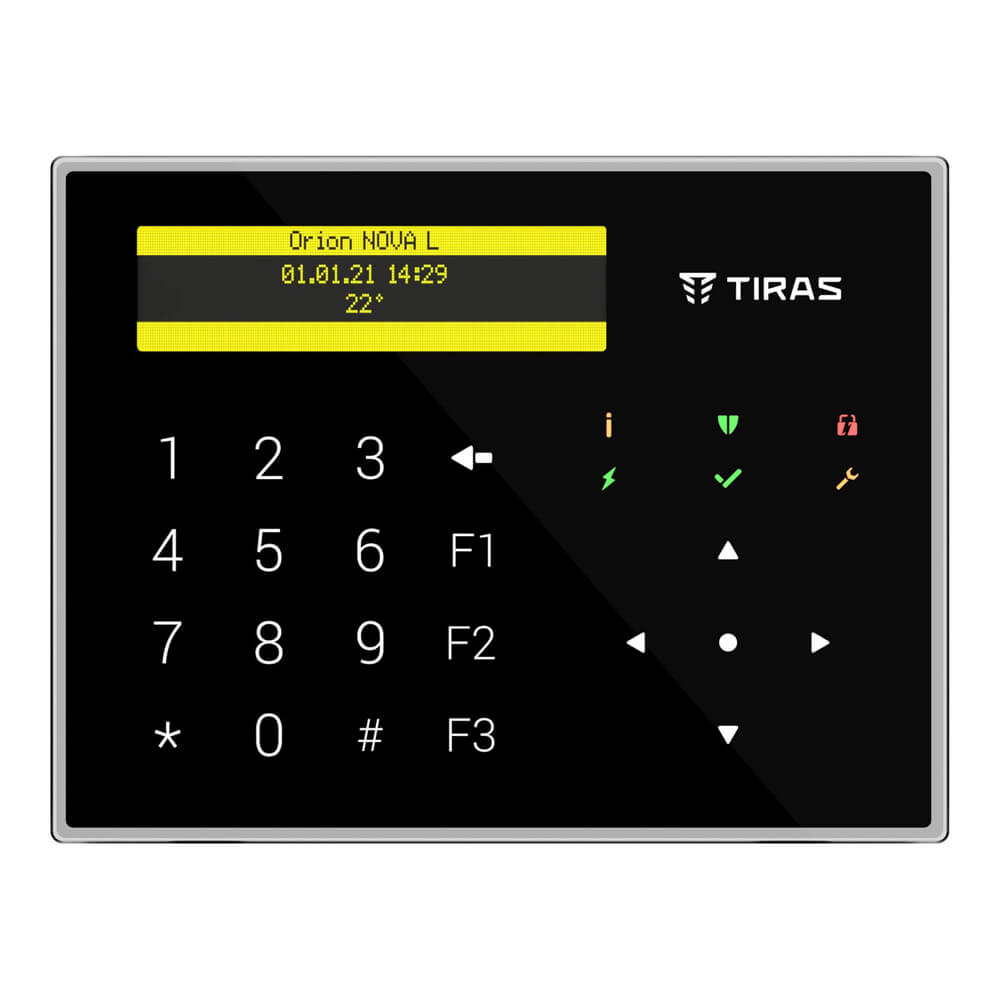 Клавиатура Tiras K-GLCD Black с OLED-дисплеем купить в Украине