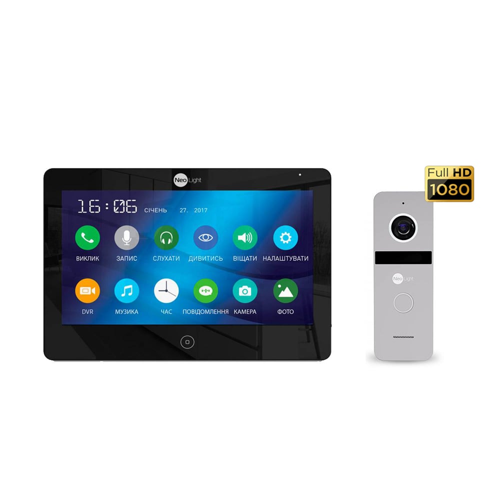 Комплект MEZZO HD BLACK / Solo FHD SILVER Neolight купити в Україні