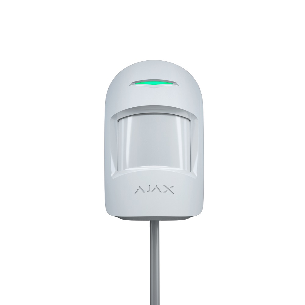 Дротовий датчик руху Ajax MotionProtect Fibra White купити в Україні