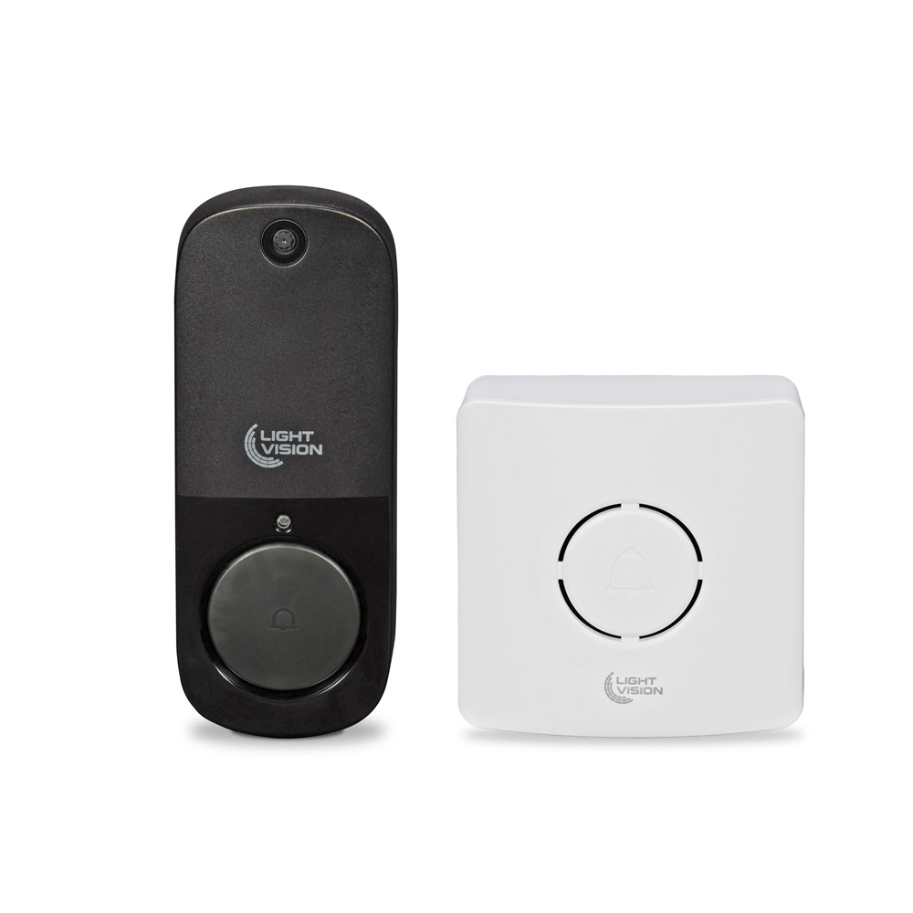 Дверной WiFi звонок Light Vision VLC-DR10T(Tuya) White с ИК-датчиком движения купить в Украине
